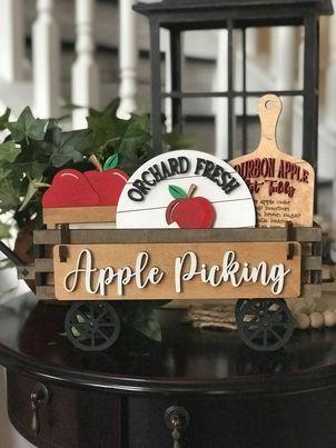 3d Interchangeable Wagon INSERTS - Fall & Halloween