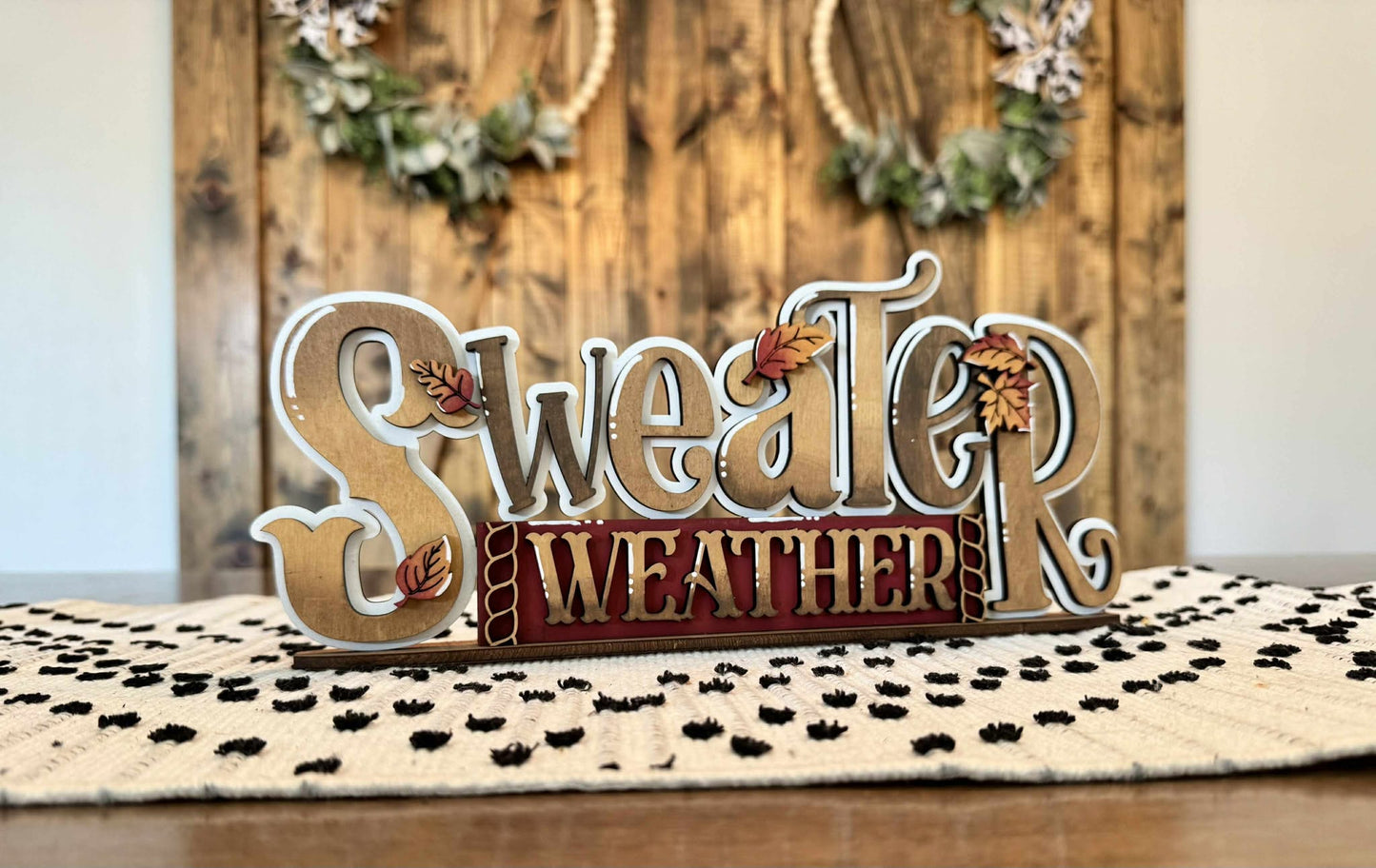 3D Standing Sweater Weather