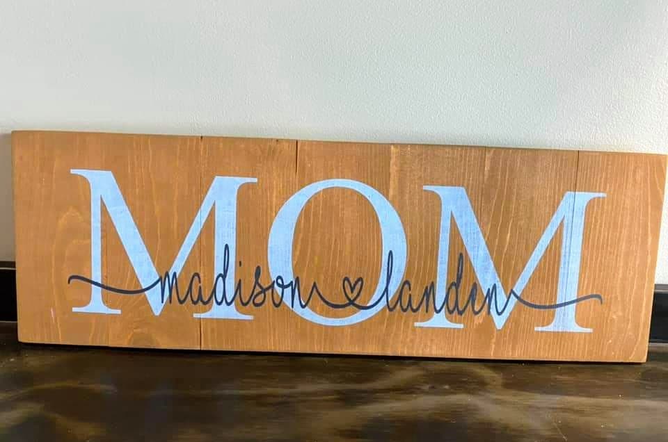 Mom with child(ren) names