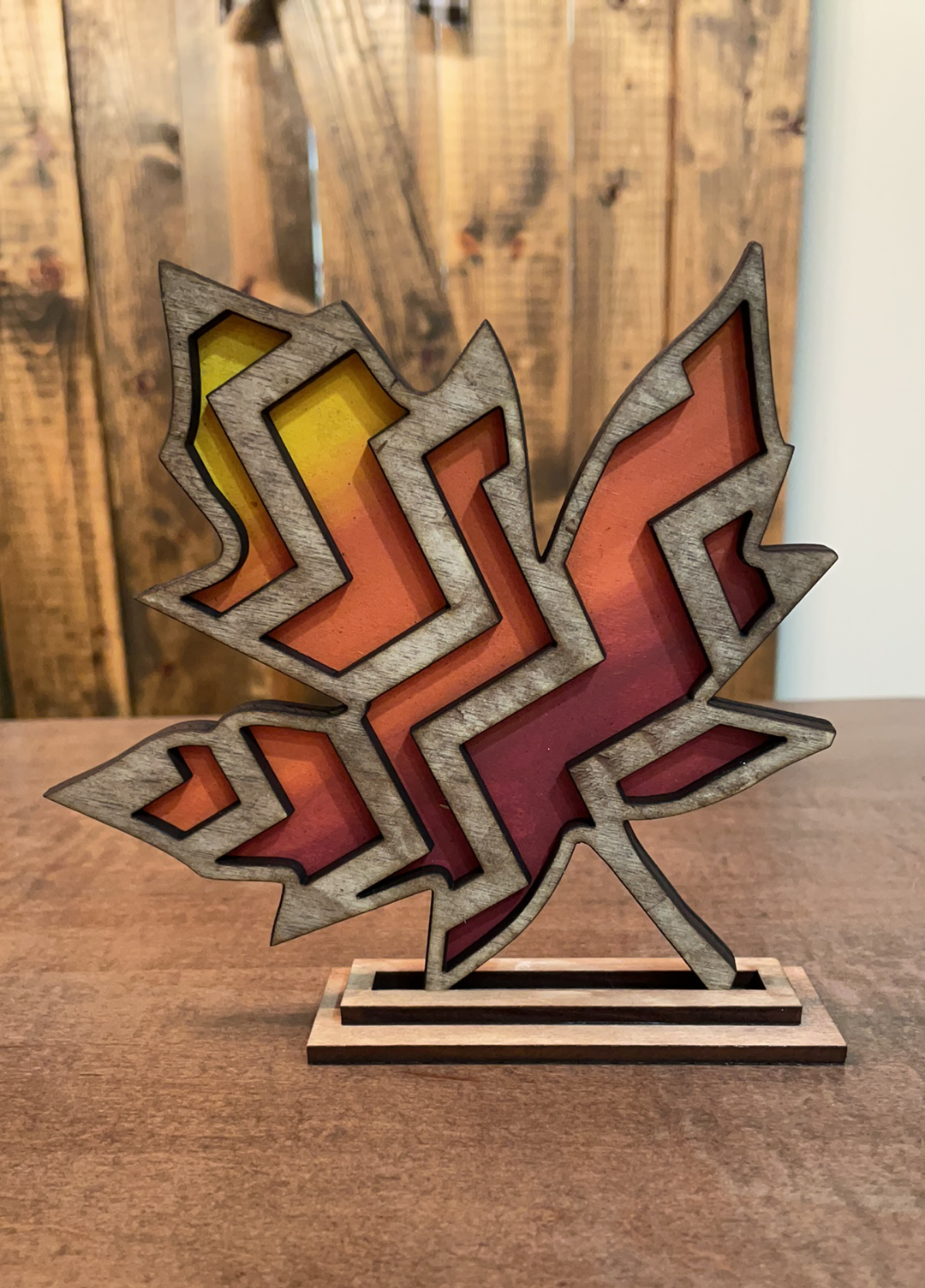 3D Decorative Standing Leaves