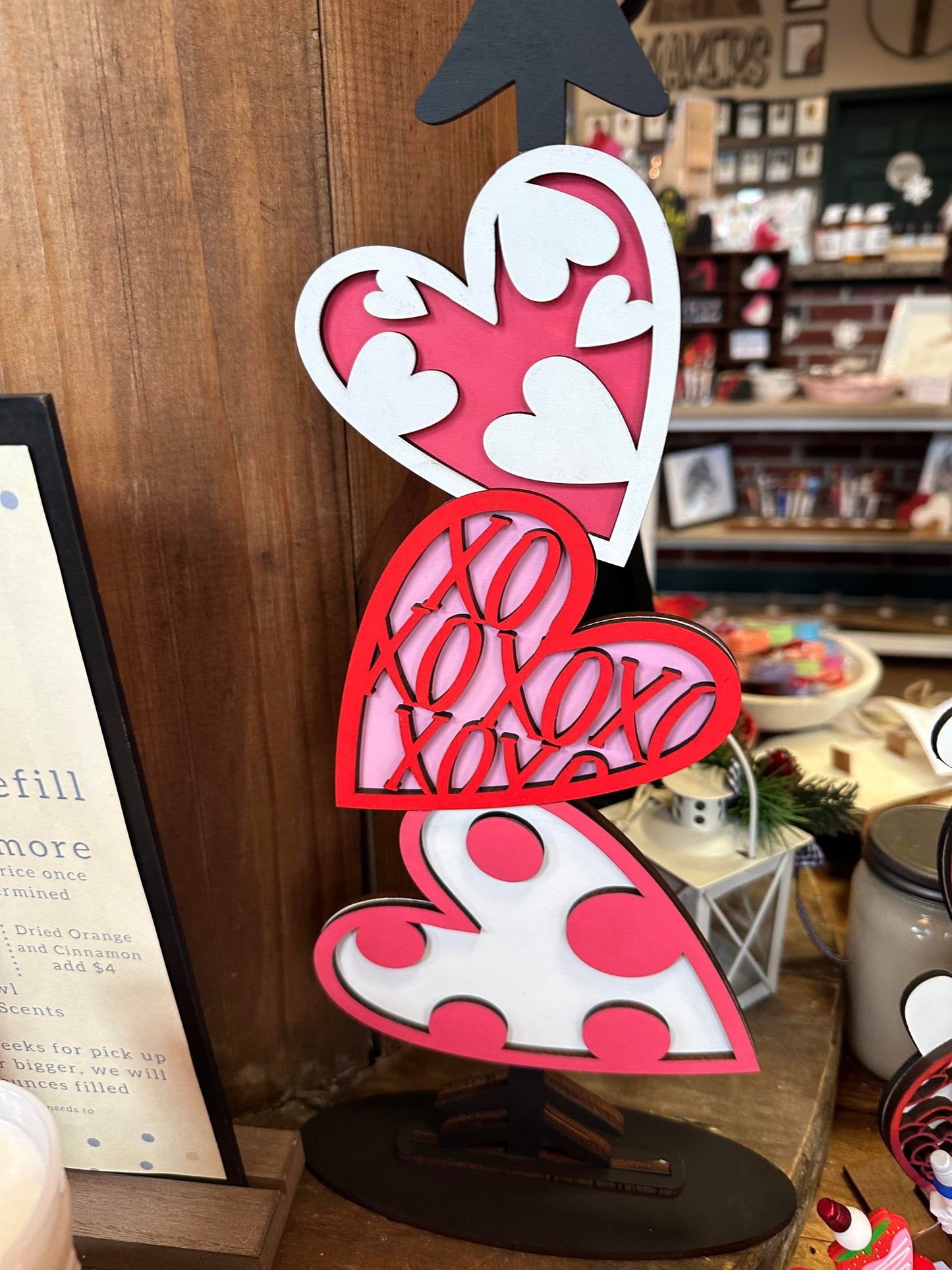 3D Stacked Hearts