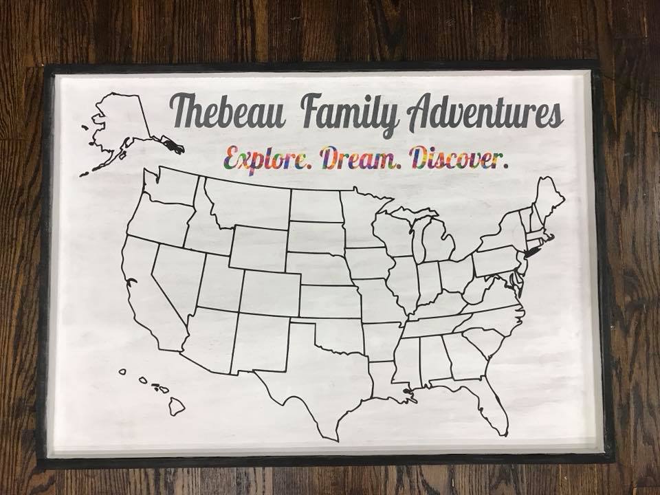 Family Adventures Chalkboard