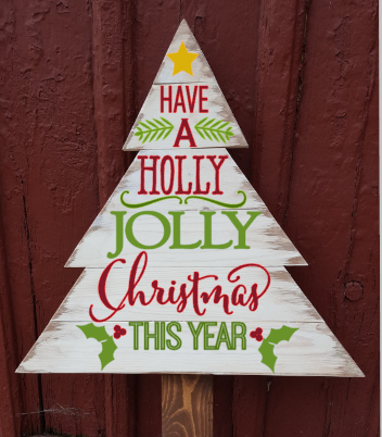 Christmas tree - Have a Holly Jolly Christmas this year