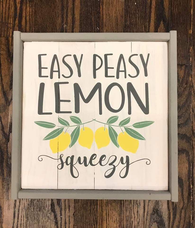 Easy Peasy lemon squeezy