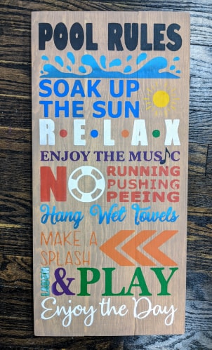Pool rules