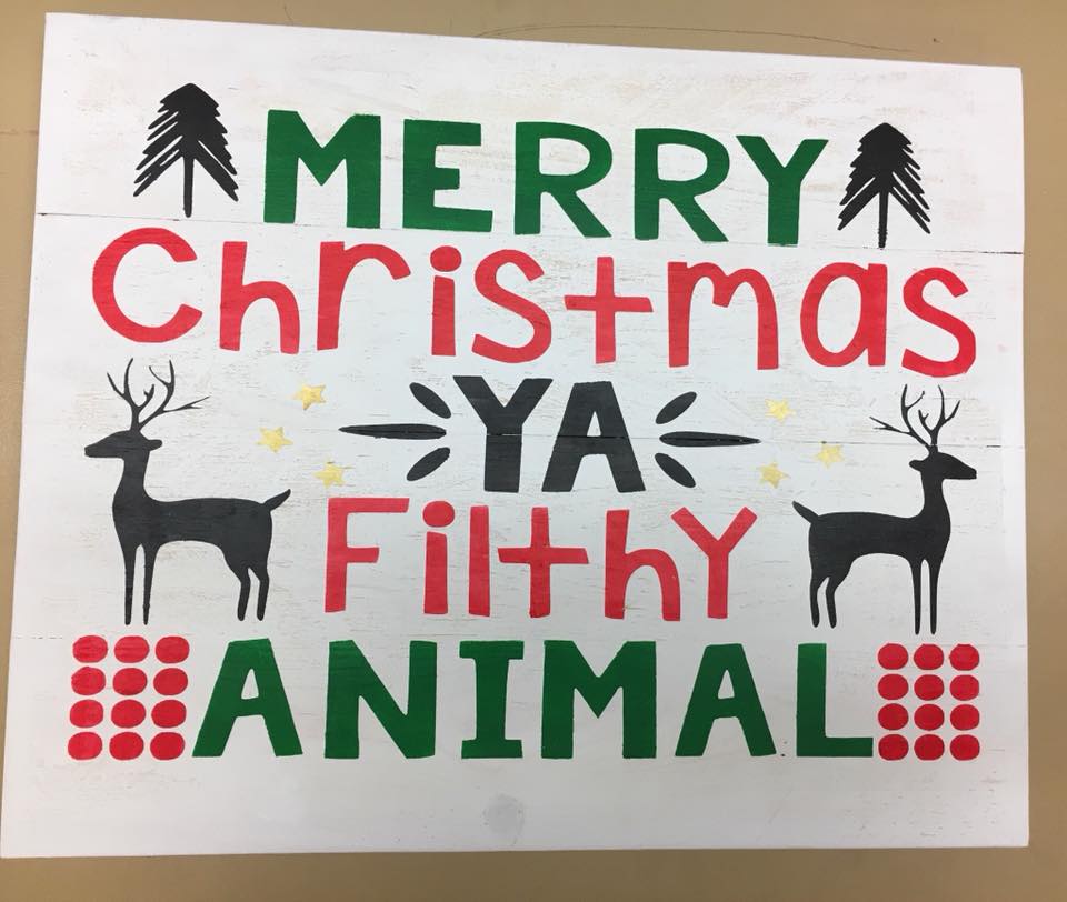 Merry Christmas Ya Filthy Animal