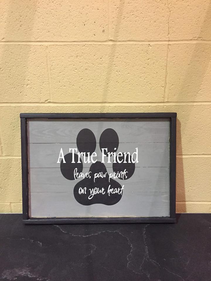 A true friend leaves paw prints on your heart