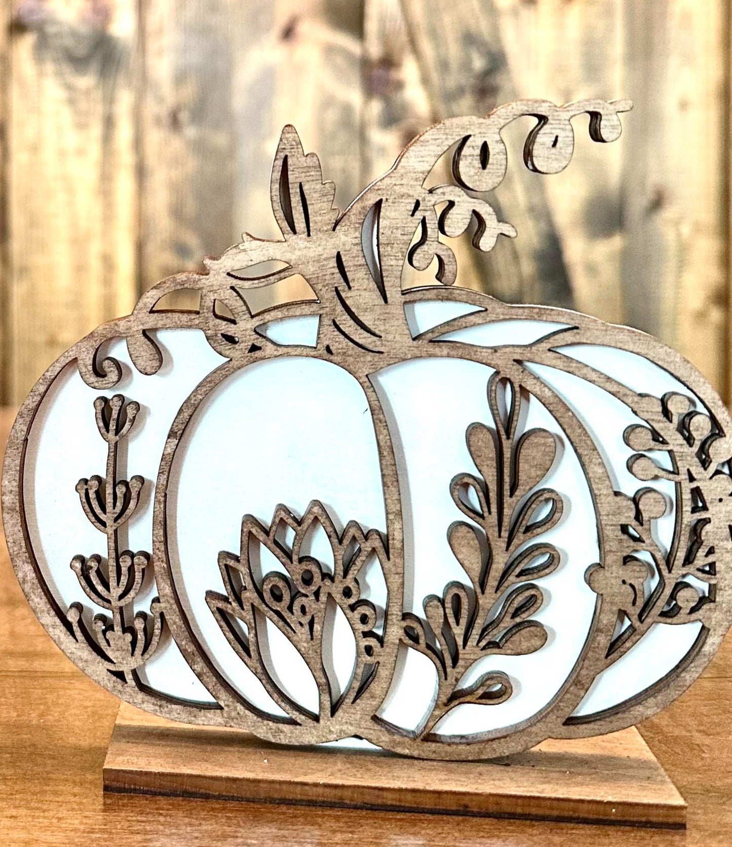 3D Decorative Standing Pumpkin