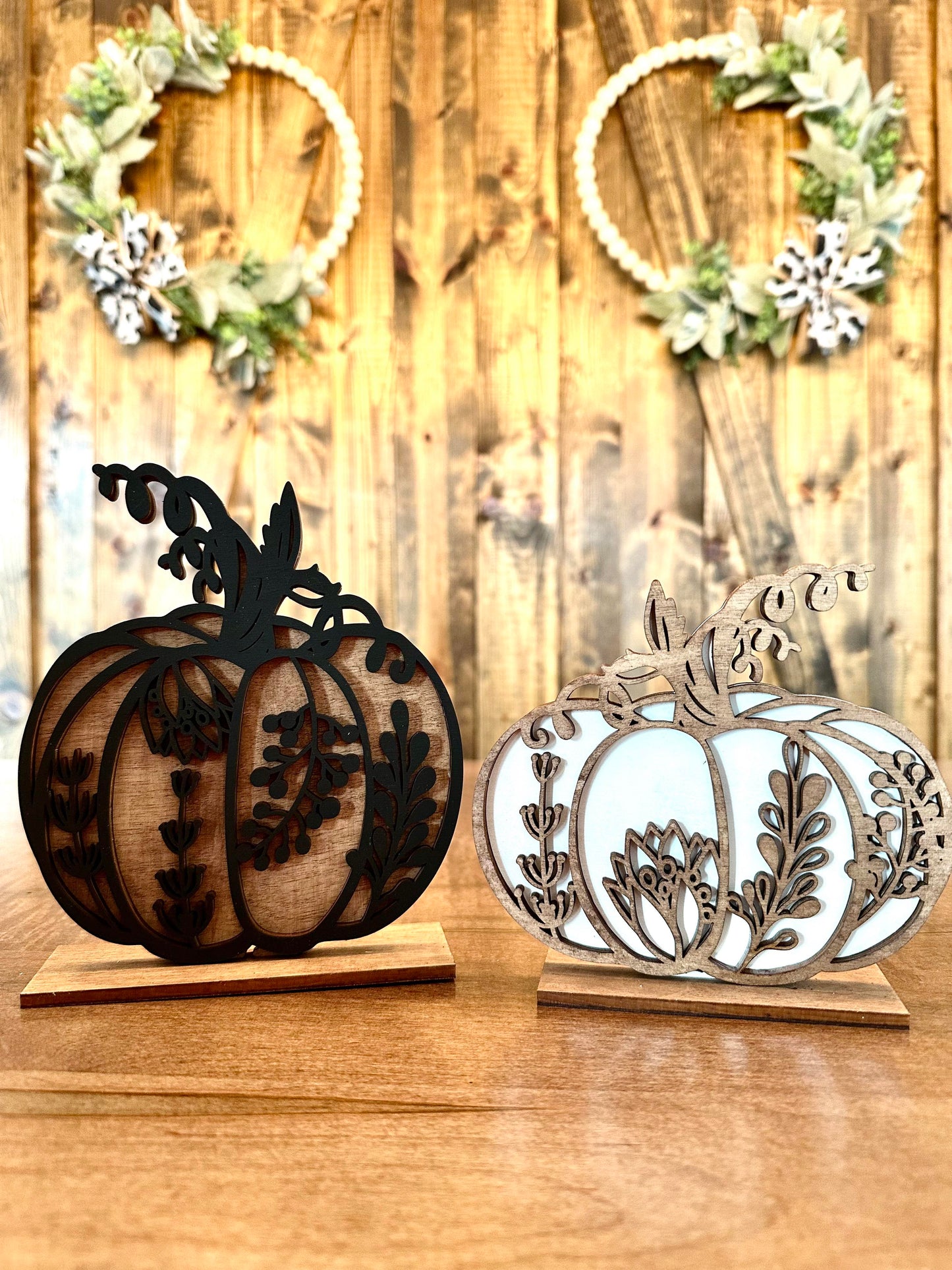3D Decorative Standing Pumpkin