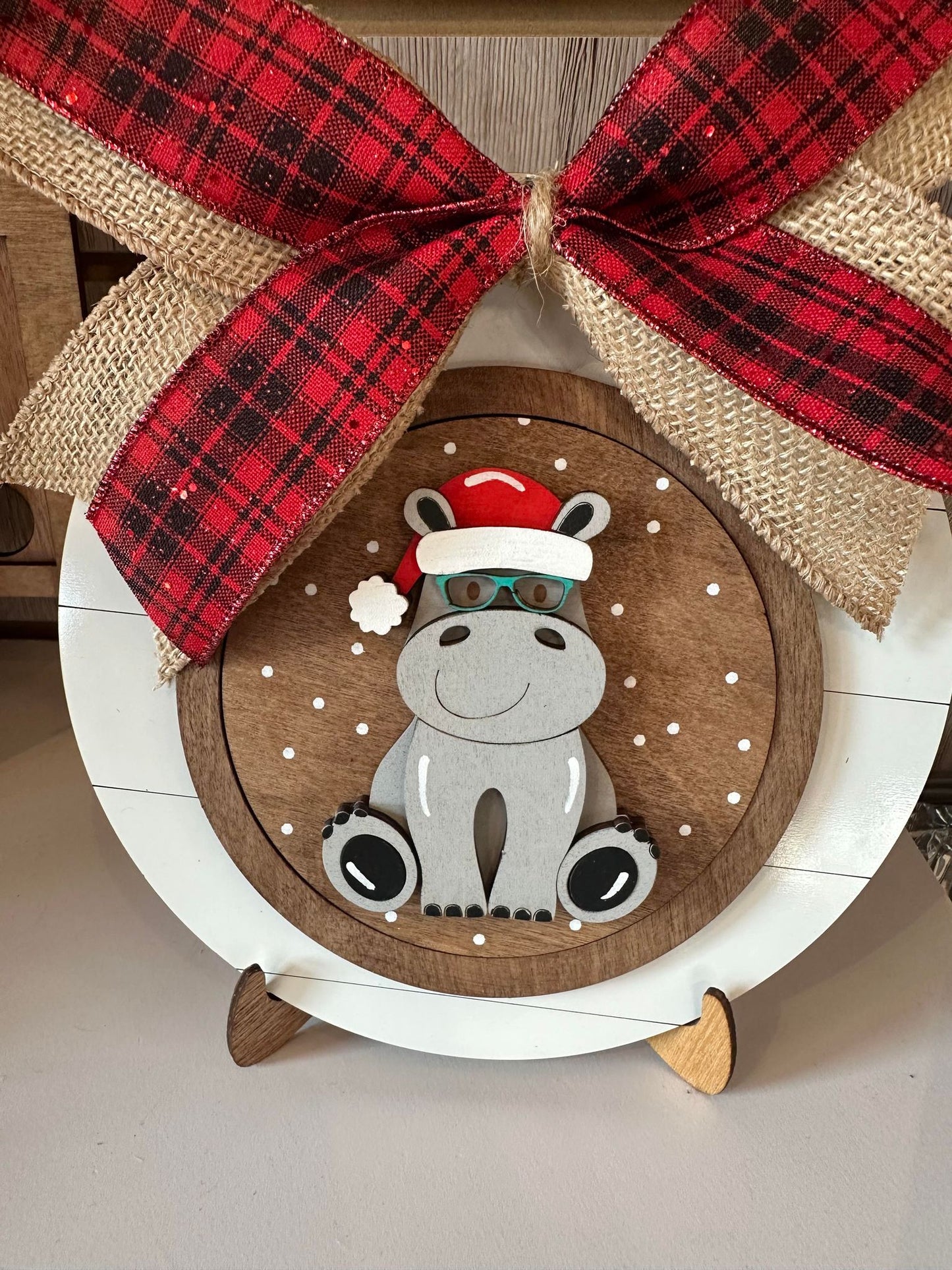 3D Interchangeable Round INSERTS - Winter and Christmas