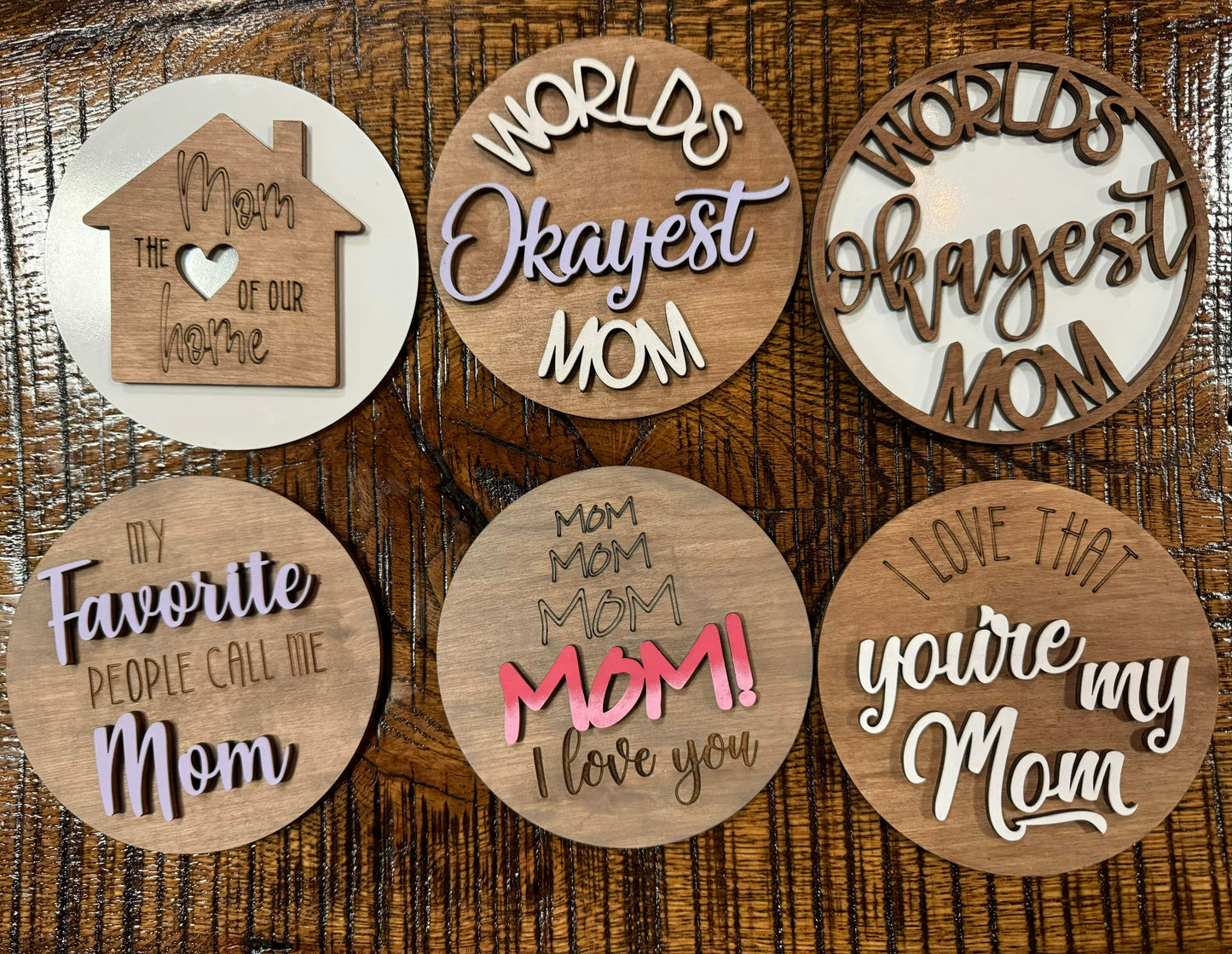 3D Interchangeable Round INSERTS - Home/Everyday