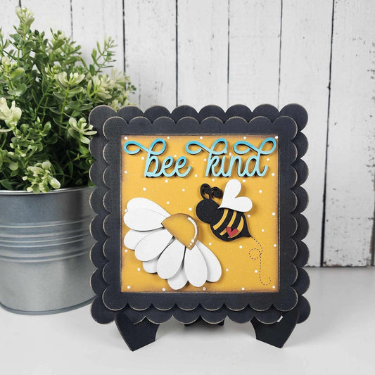 3D Interchangeable Scallops Square BASE ONLY