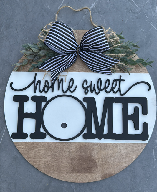 3D Interchangeable Doorhanger Home Sweet Home BASE