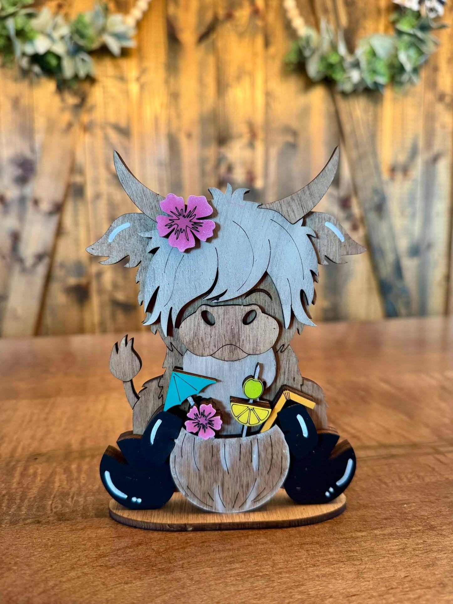 3D Standing Tropical Cow