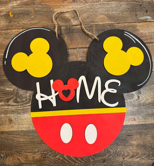 3D Door Hanger - Mouse Home
