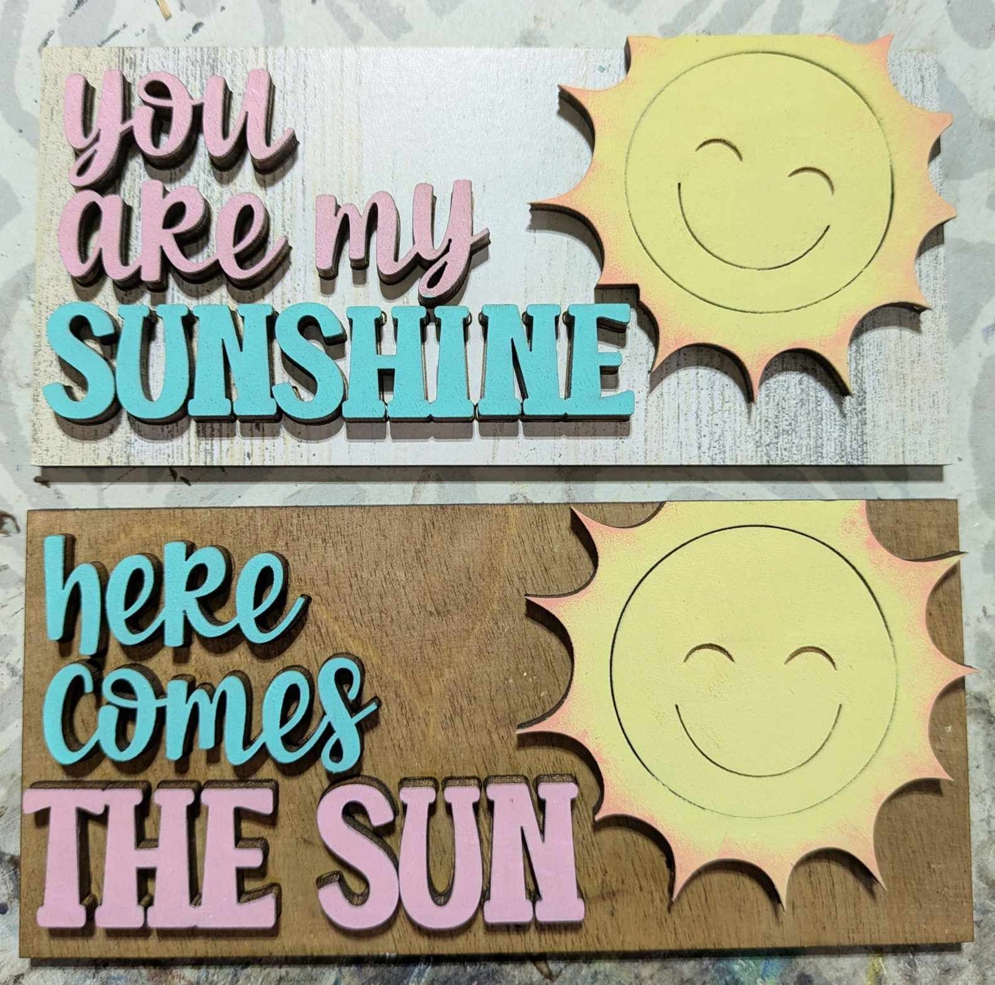 3D Interchangeable MINI Rectangle INSERTS ONLY - Mini Summer