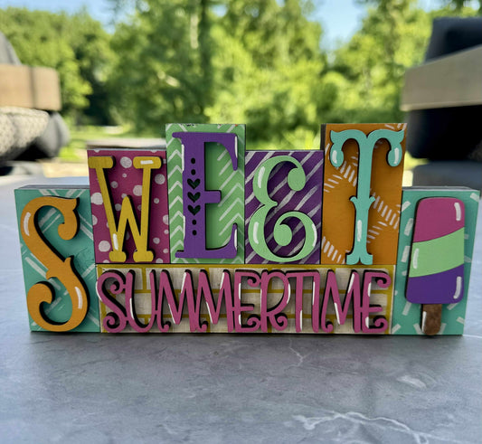 3D Standing Sweet Summertime Display