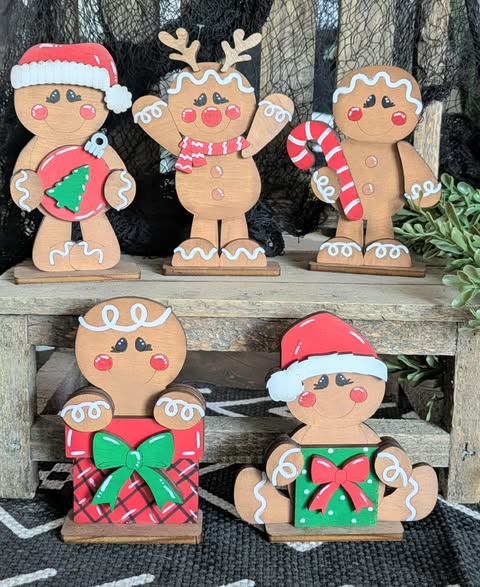 3D Standing Christmas Gingerbread