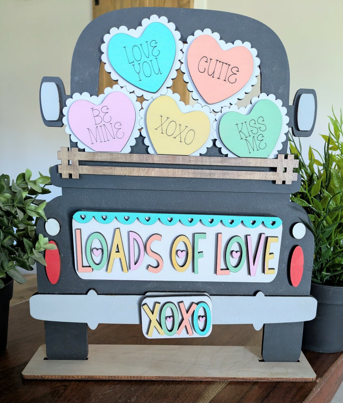 3D Interchangeable Seasonal Truck with stand INSERTS ONLY