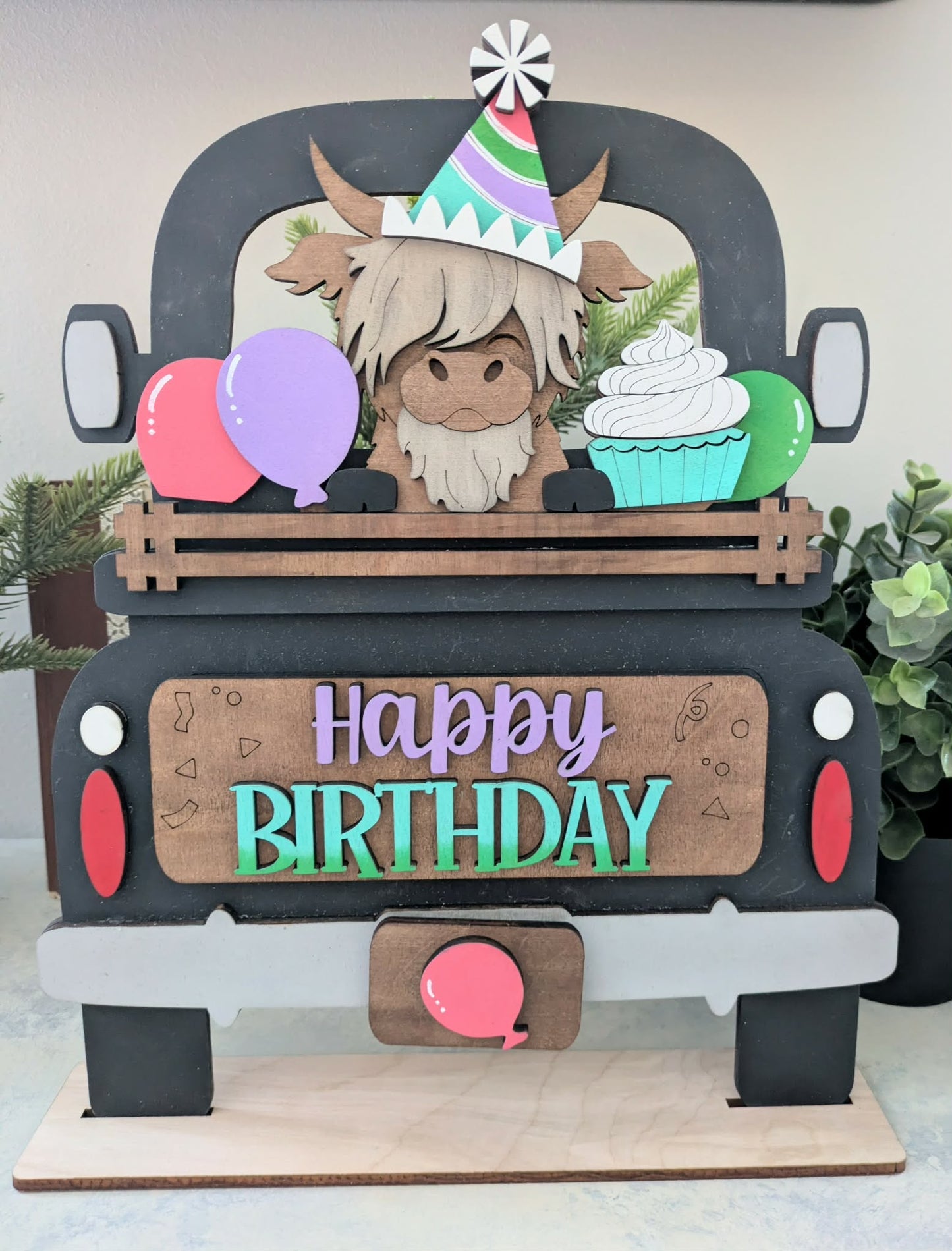 3D Interchangeable Seasonal Truck with stand INSERTS ONLY