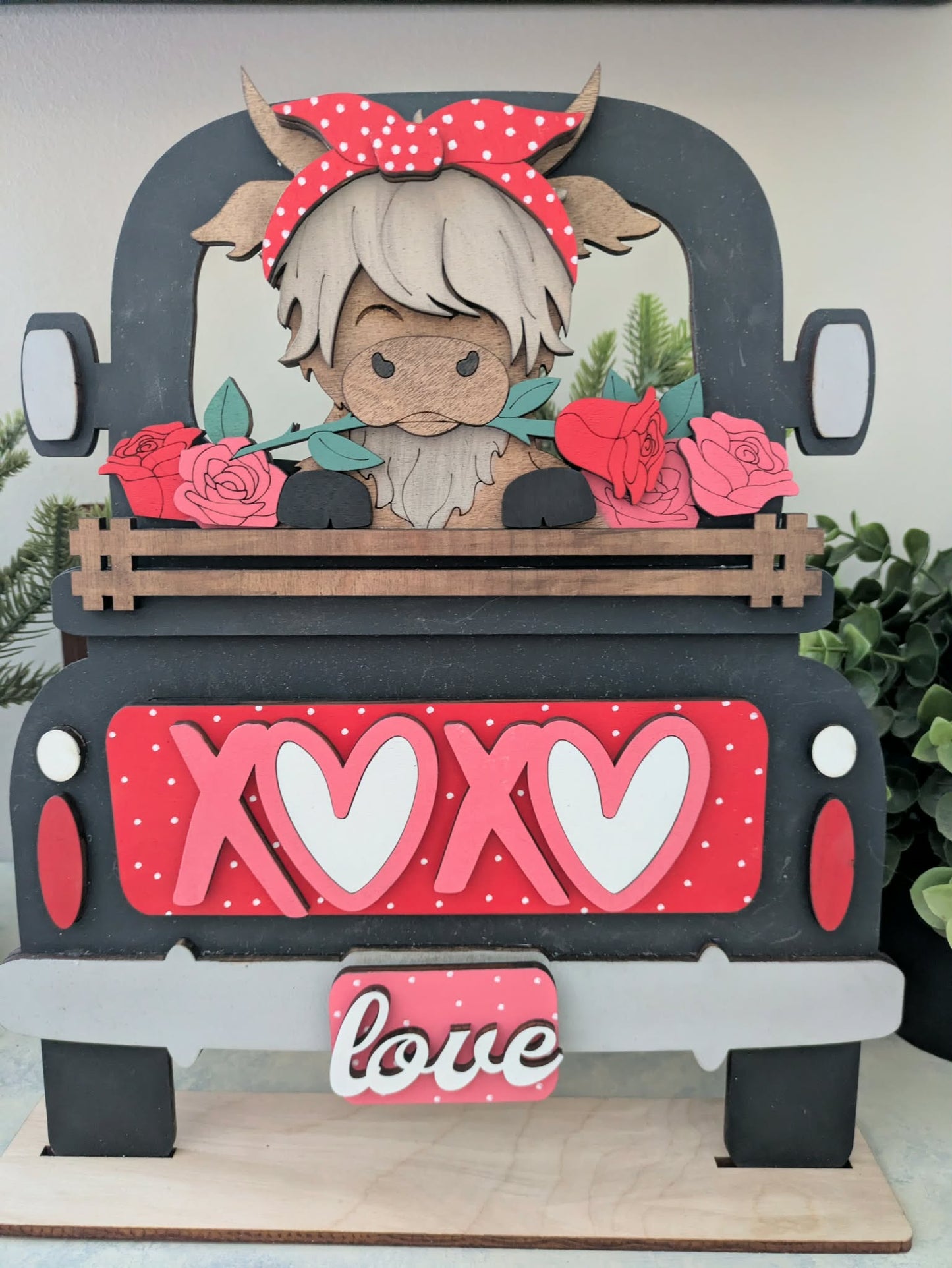 3D Interchangeable Seasonal Truck with stand INSERTS ONLY