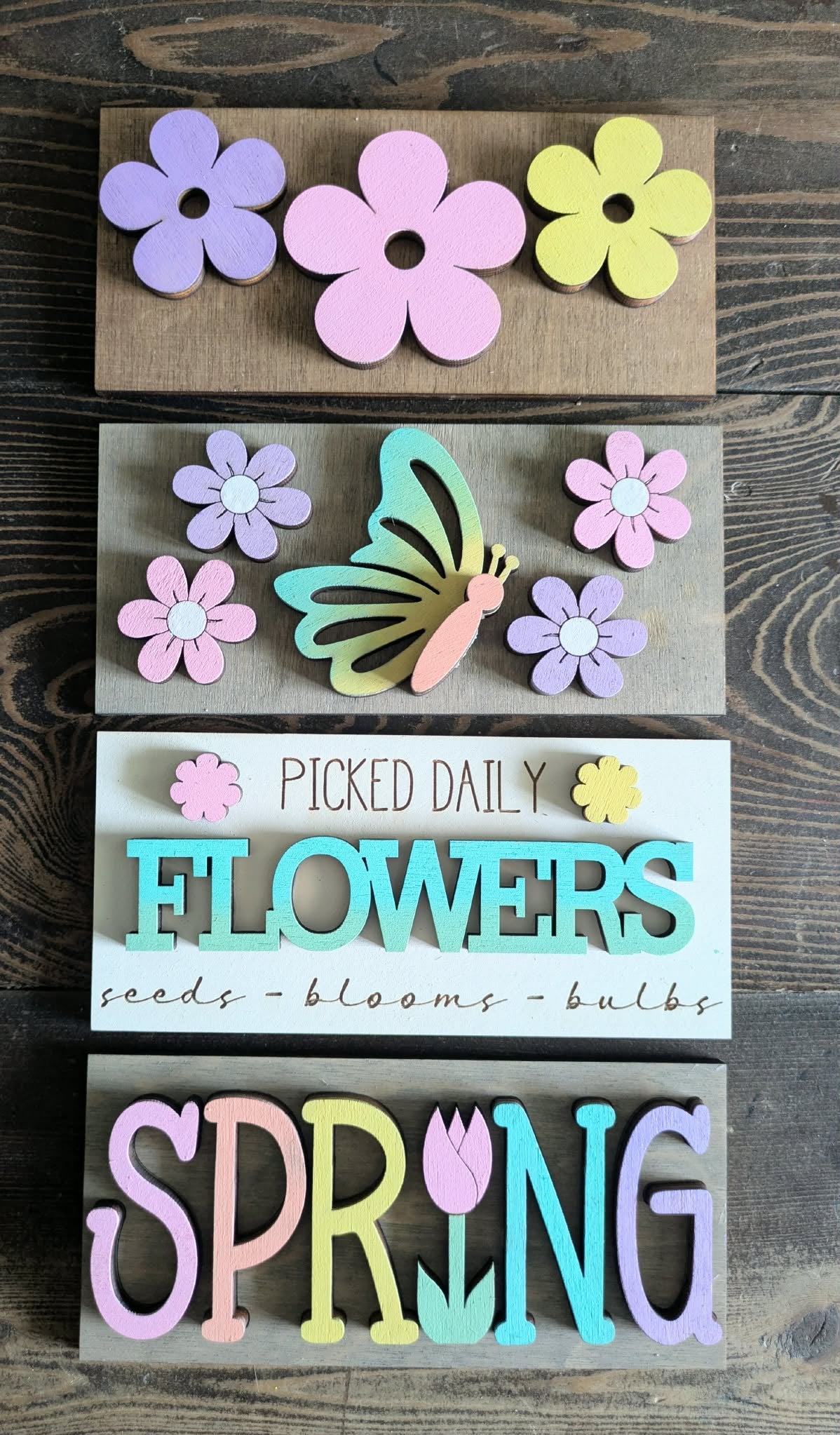3D Interchangeable MINI Rectangle INSERTS ONLY - Mini Spring