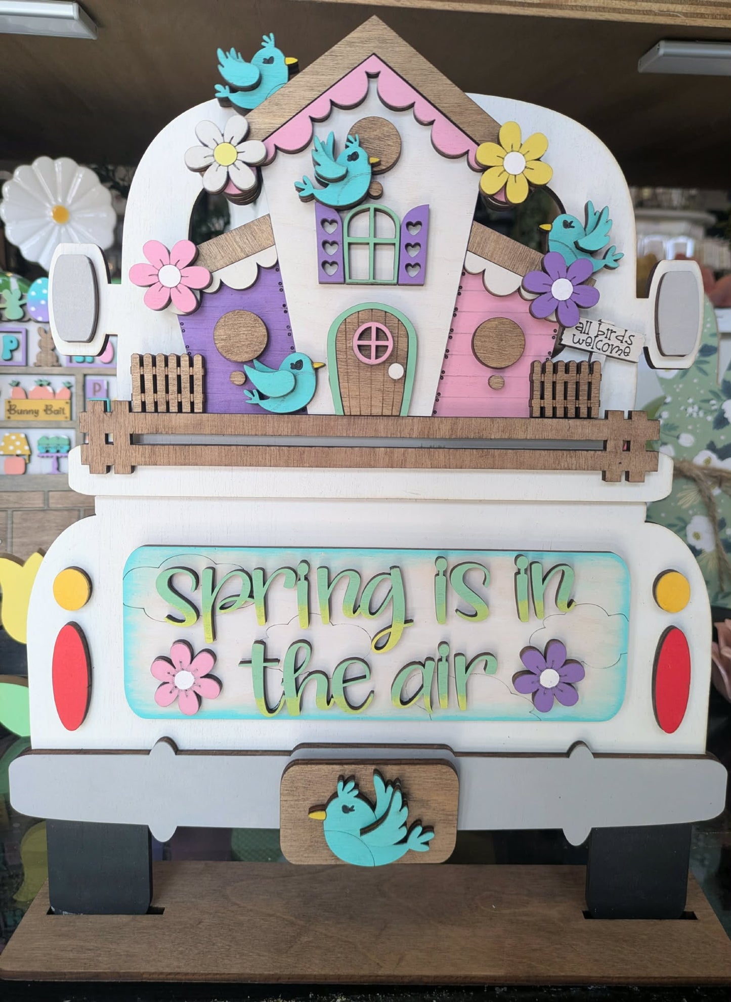 3D Interchangeable Seasonal Truck with stand INSERTS ONLY