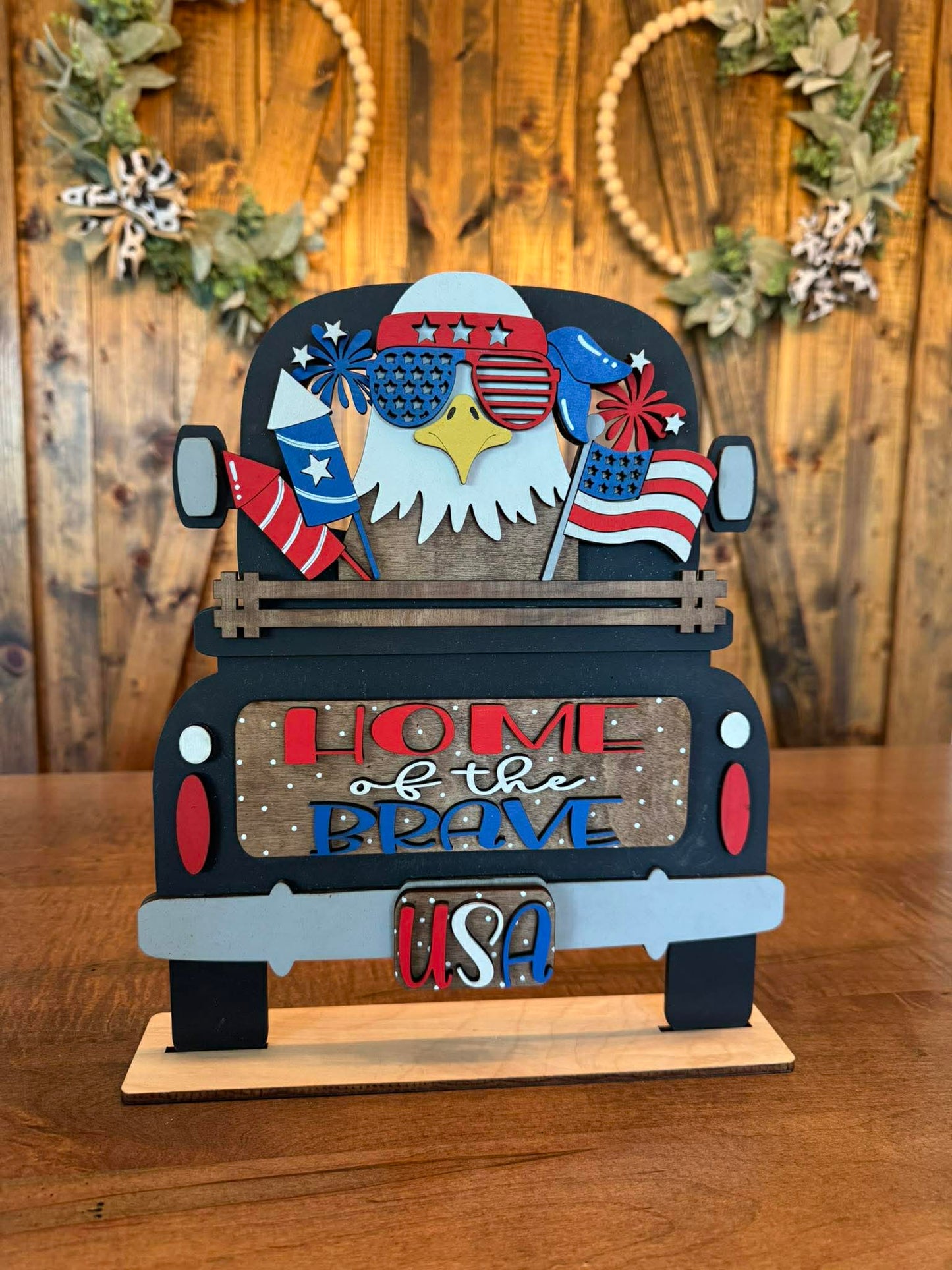 3D Interchangeable Seasonal Truck with stand INSERTS ONLY