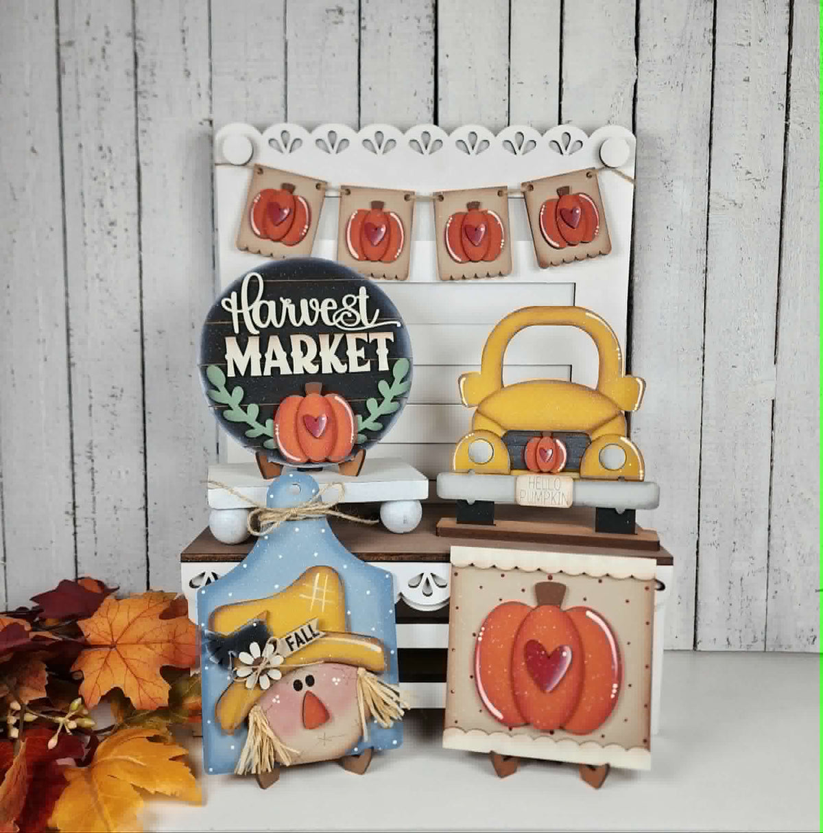 3D Tiered Tray Decor - Harvest Market