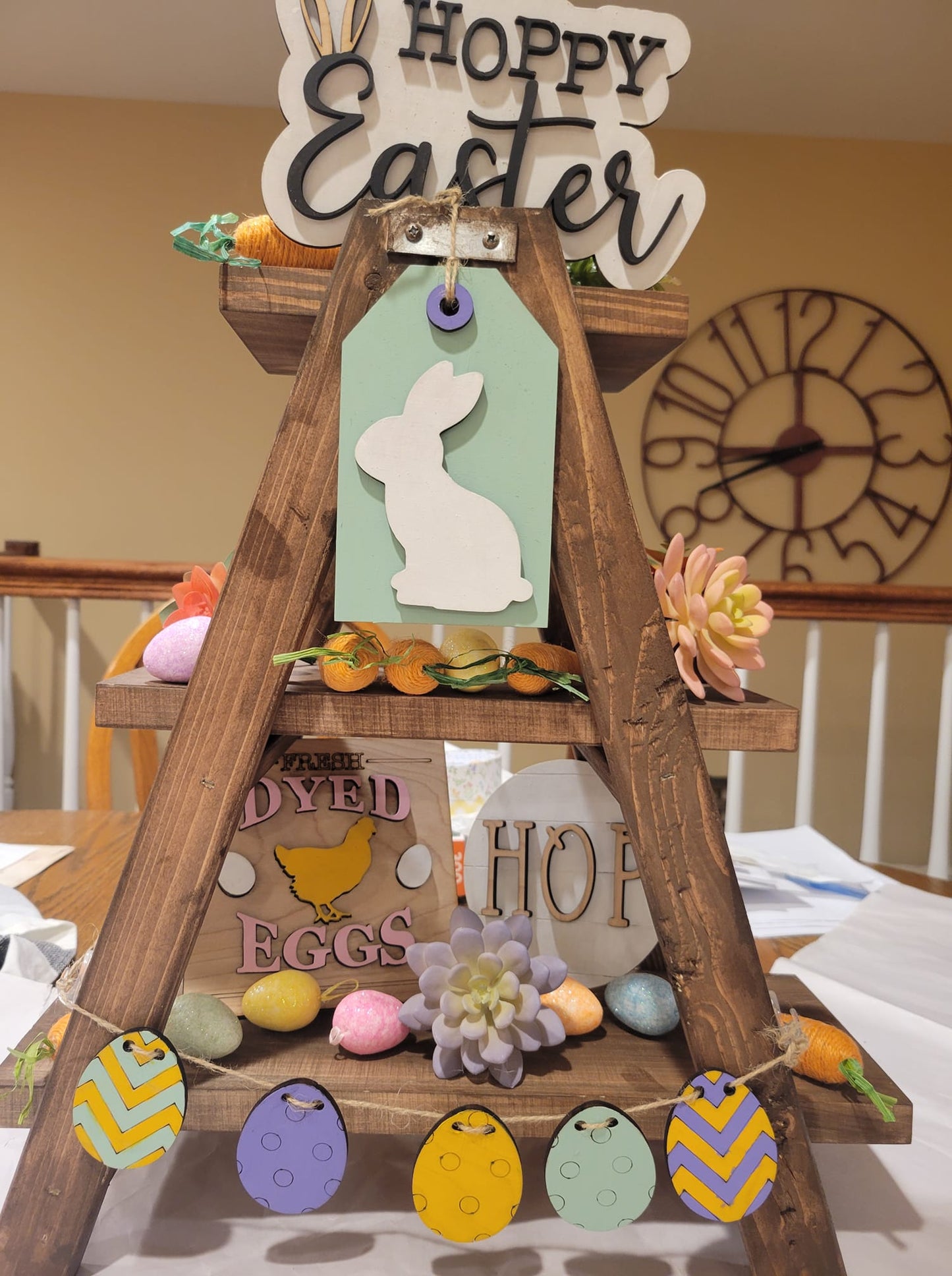 3D Tiered Tray Decor - Easter