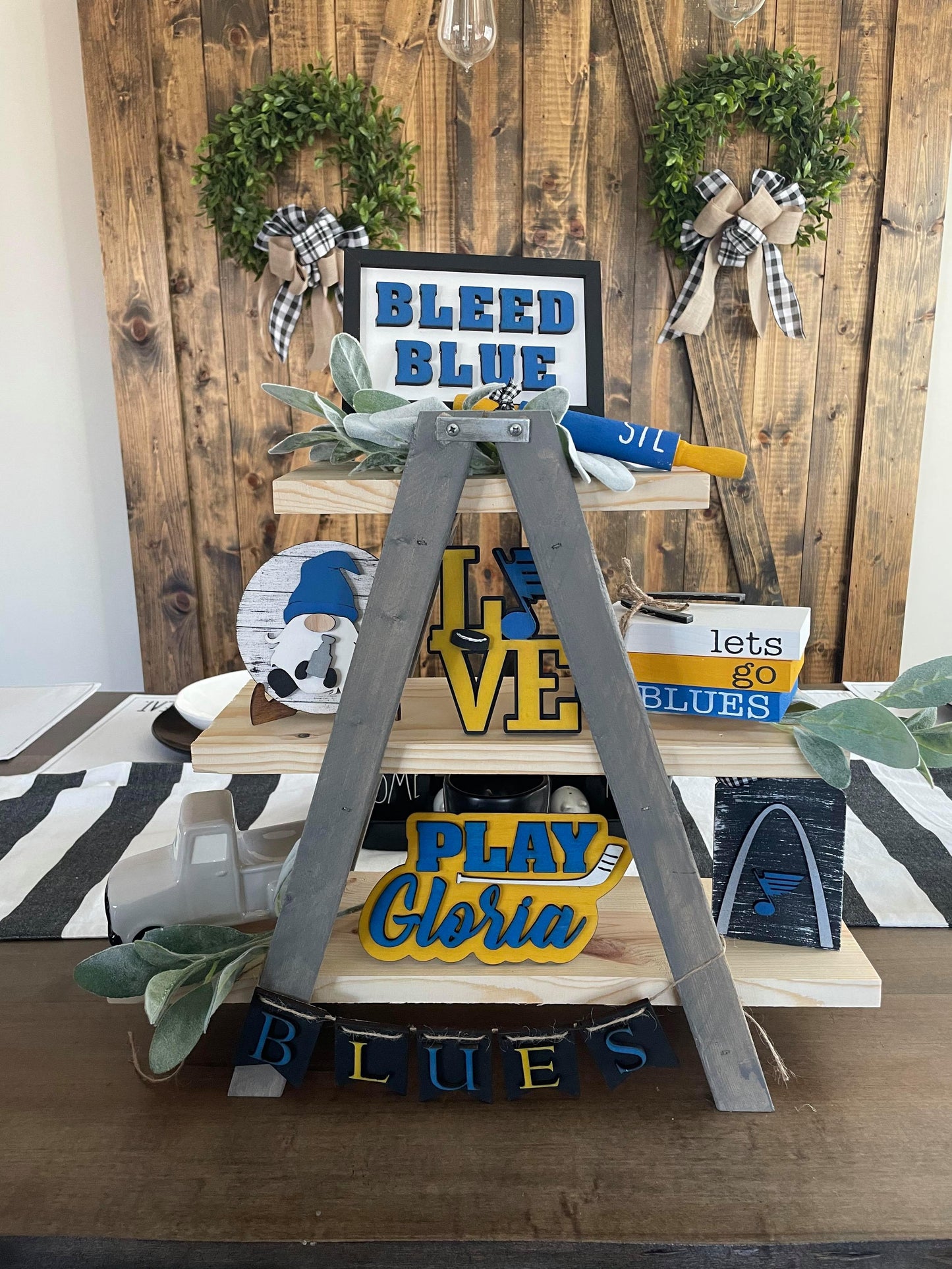 3D Tiered Tray Decor - St Louis Blues