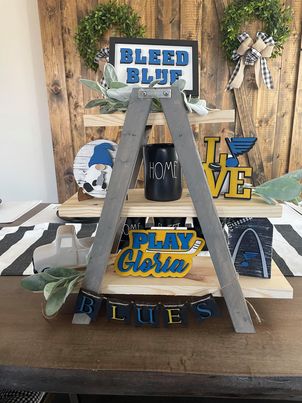 3D Tiered Tray Decor - St Louis Blues