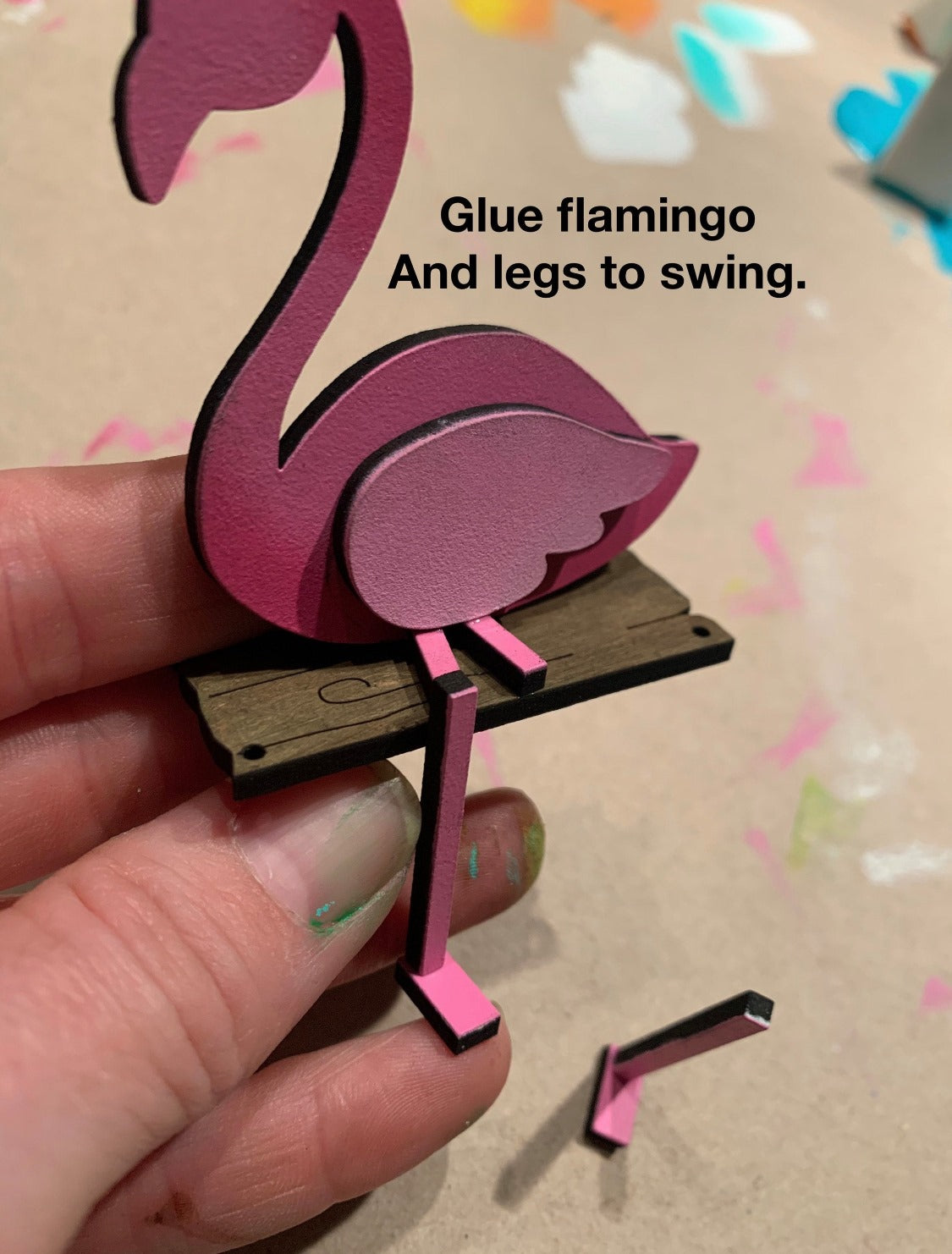 3D Tiered Tray Decor - Tropical