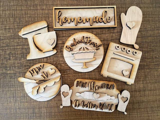 3D Tiered Tray Decor - Baking