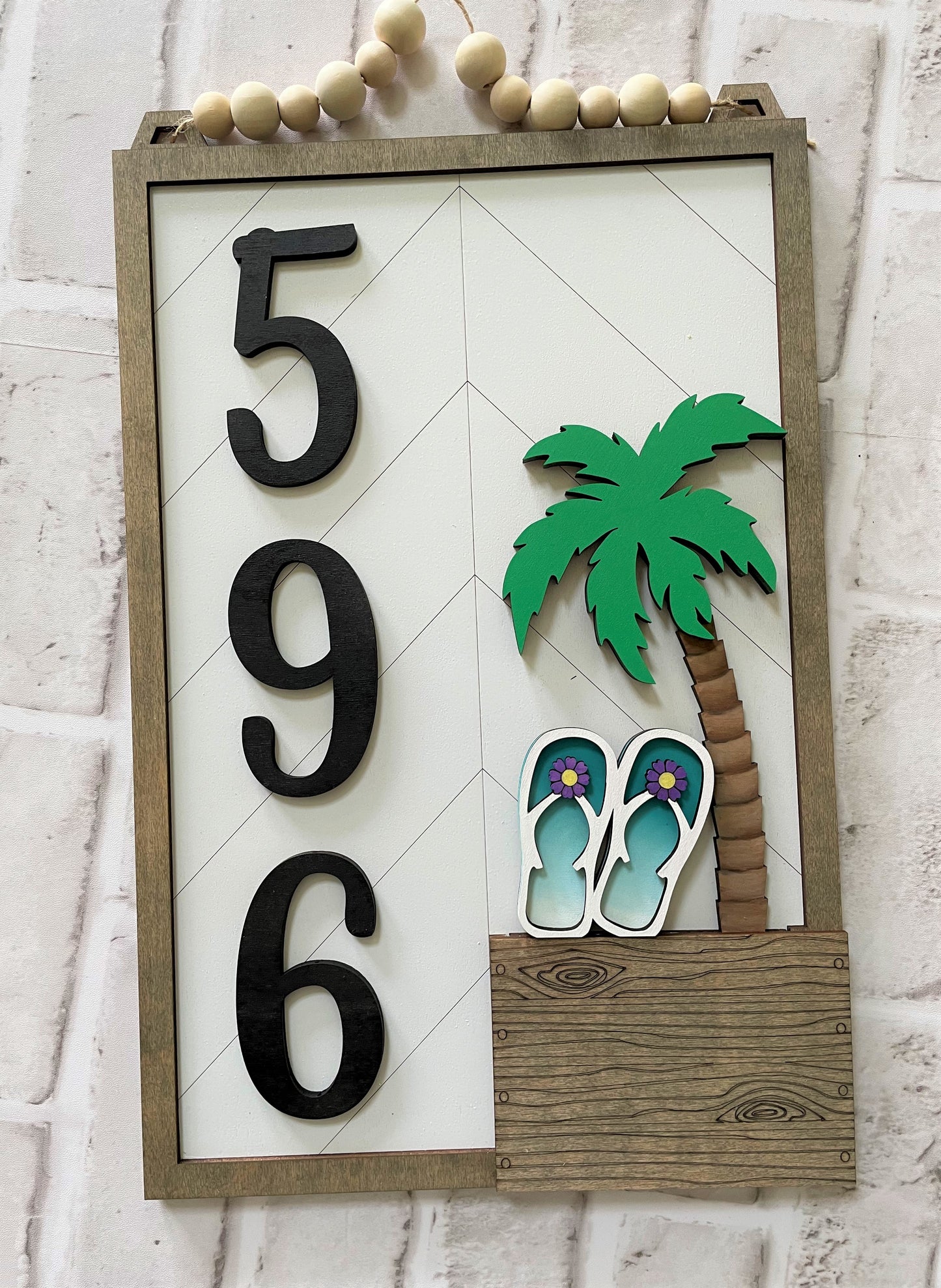 3D Interchangeable Address Plaque with Inserts