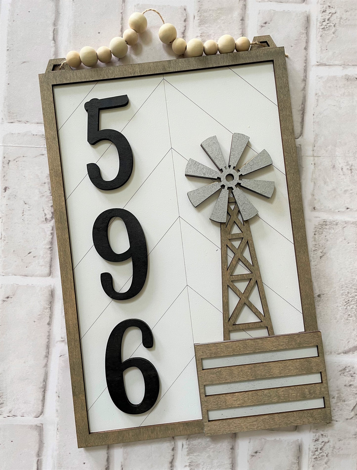 3D Interchangeable Address Plaque with Inserts