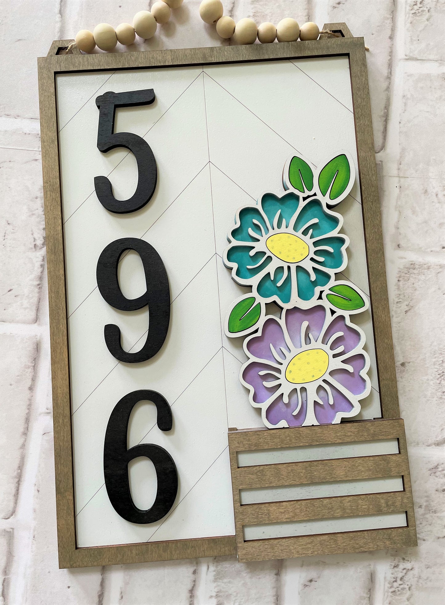 3D Interchangeable Address Plaque with Inserts