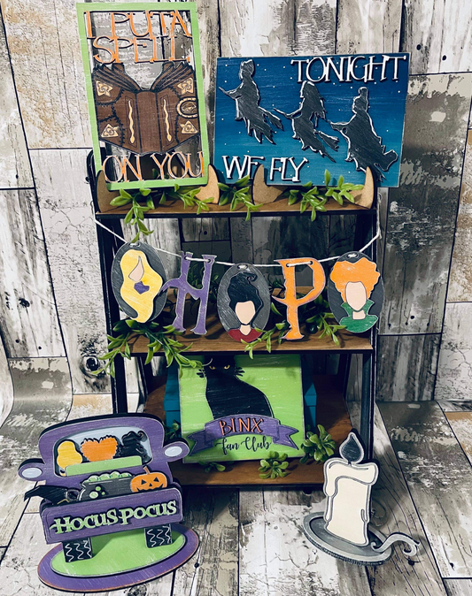 3D Tiered Tray Decor - H. Pocus - we fly