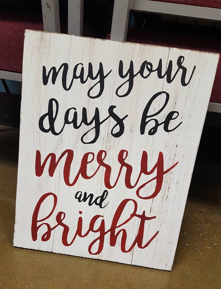 May your days be merry and bright