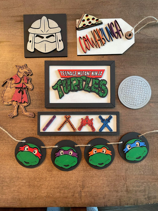 3D Tiered Tray Decor - TMNT