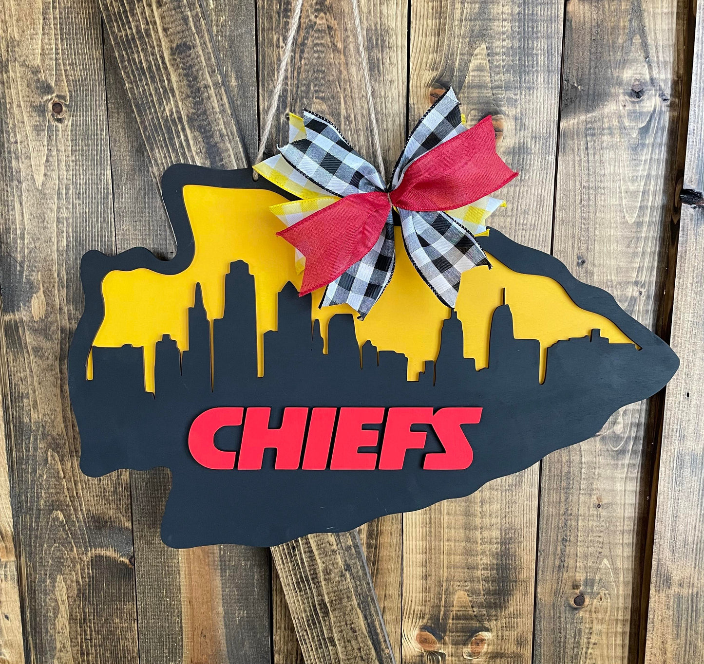 3D Door hanger KC Chiefs