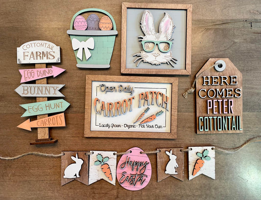 3D Tiered Tray Decor - Peter Cottontail