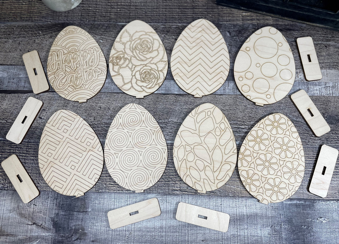 3D Standing Eggs