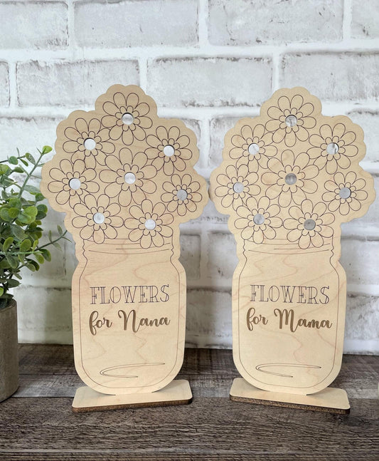 3D flower holder