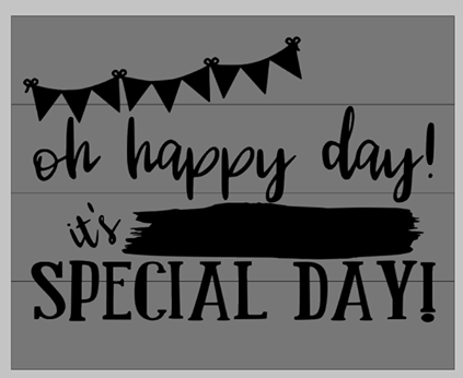 Oh happy day