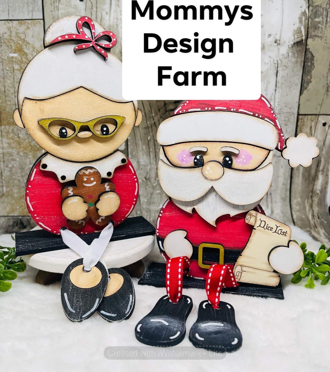 3D Dangling leg shelf sitters
