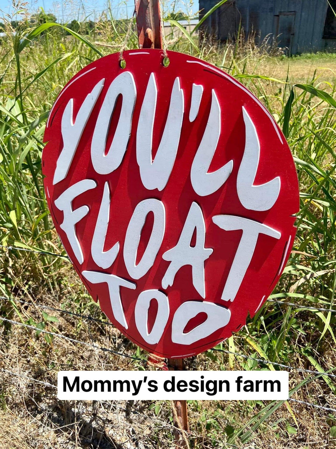 3D Door hanger - You'll Float too