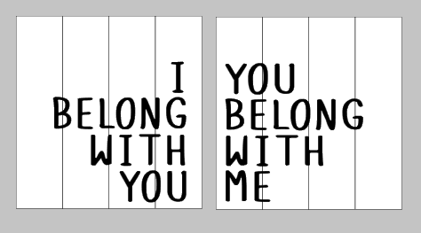 Duo - You belong with me I belong with you