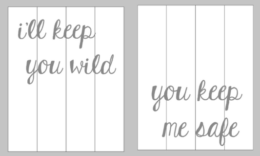 Duo - I'll Keep you wild You keep me safe