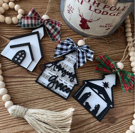 Ornament- Christmas Church